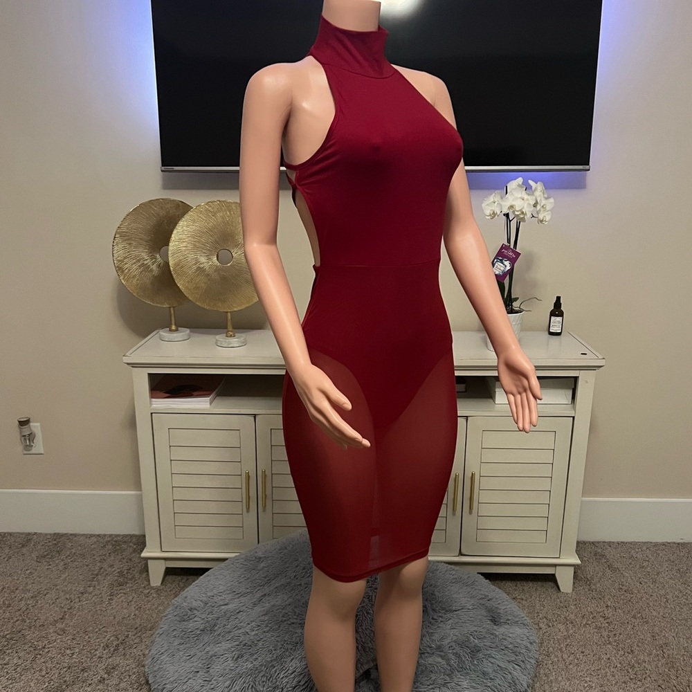 “Dear Abby” Sleek & Sexy Bodycon Dress. Great Fit w/Great Stretch. Size M.